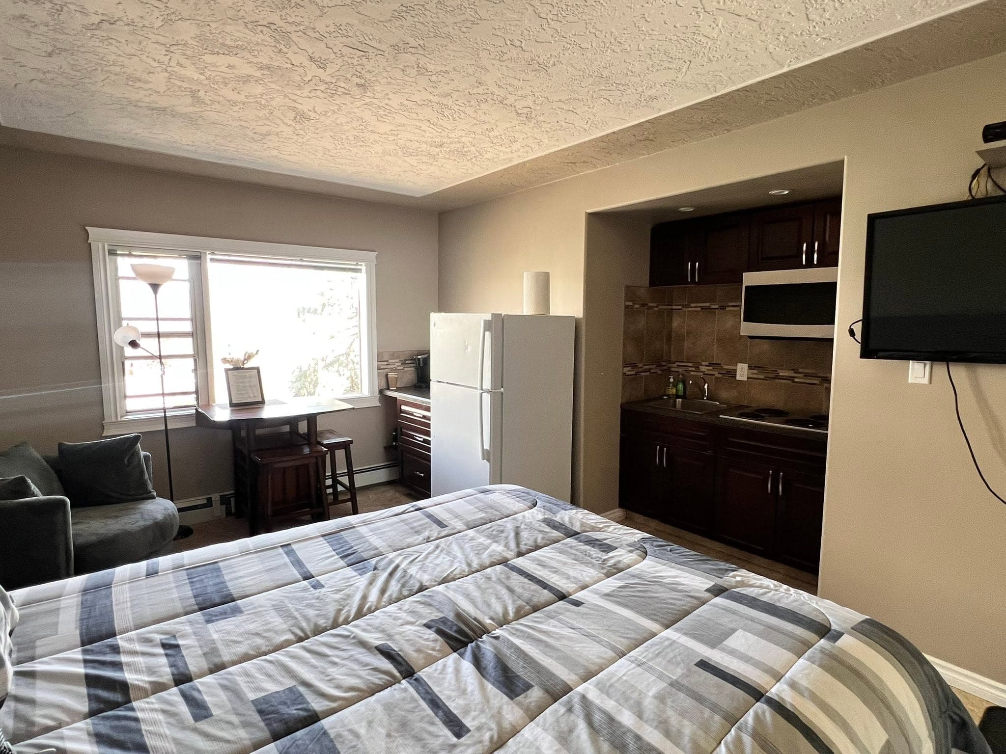 Immaculate living area cleaned by our professional staff